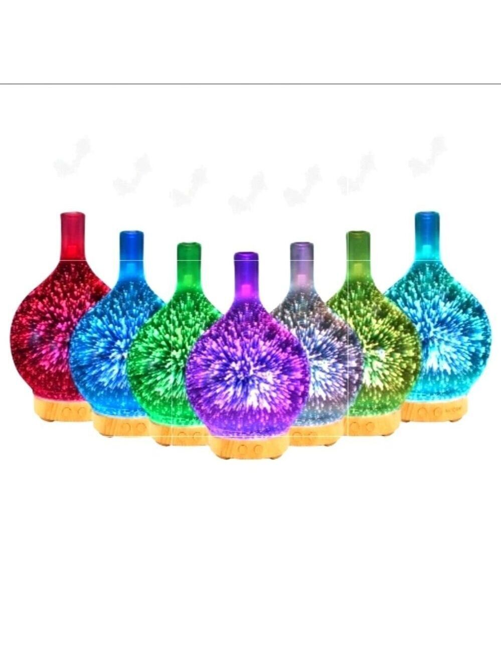 3D CHANGING LED LIGHTS AROMATHERAPY ESSENTIAL OIL DIFFUSER